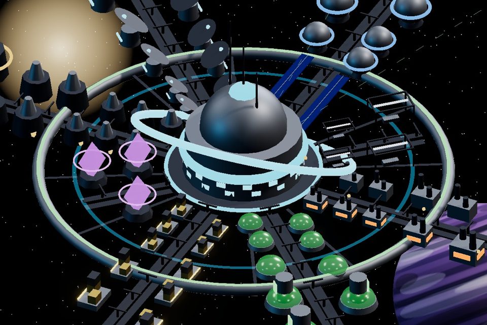 The station's core and module panels